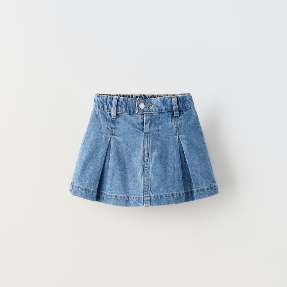 Zara Kids Blue Denim Skirt